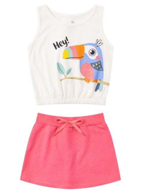 conjunto infantil feminino meia malhamoletinho hey menina doce 11