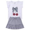 conjunto infantil feminino meia malhasuplex sublimado cherry menina doce 6