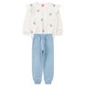 conjunto infantil feminino moletom peluciado delicada menina doce