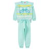 conjunto infantil feminino moletom peluciado laco menina doce