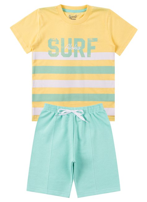 conjunto infantil masculino meia malhamoletinho surf good boy 11