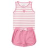 conjunto infantil feminino meia malhamoletinho heart menina doce 11