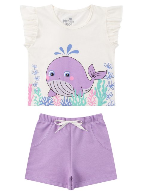 conjunto infantil feminino meia malhamoletinho cute menina doce 11