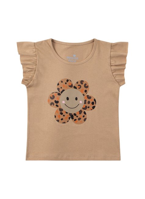 conjunto infantil feminino meia malhasuplex sublimado smile menina doce 2