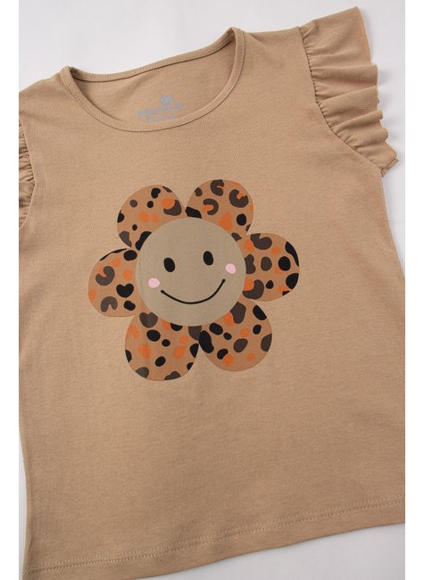 conjunto infantil feminino meia malhasuplex sublimado smile menina doce 4