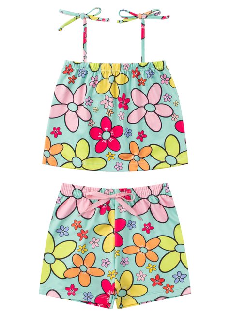 conjunto infantil feminino suplex sublimado charme menina doce