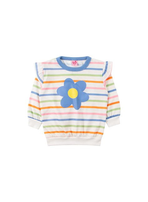 conjunto infantil feminino moletom sublimado peluciadomoletom peluciado flor menina doce 2