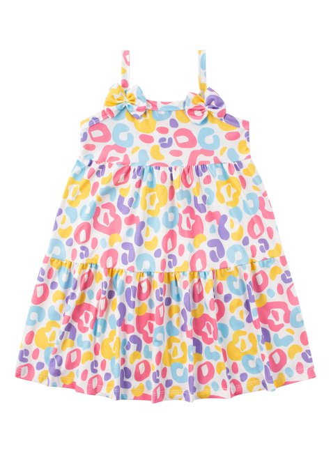 vestido infantil feminino suplex sublimado colors menina doce 5