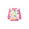 conjunto infantil feminino moletom peluciado lovely menina doce 7