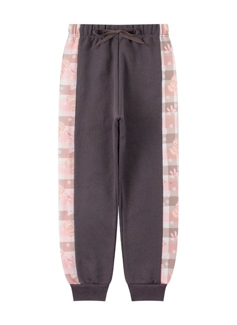 calca infantil feminino moletom peluciado fofura menina doce 2