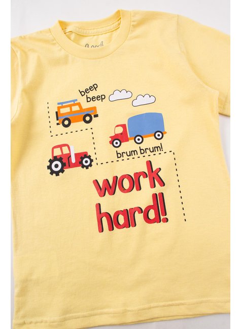 conjunto infantil masculino meia malhamoletinho sublimado work hard good boy 4