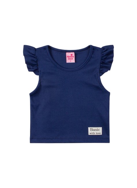 conjunto infantil feminino ribana canelada pretty menina doce 2