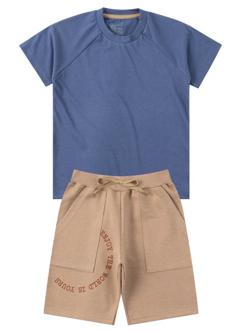 conjunto infantil masculino meia malhamoletinho cool good boy 11