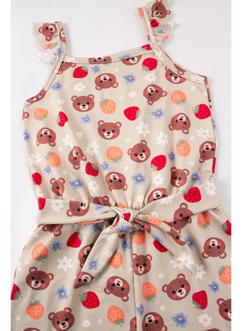 macacao infantil feminino suplex sublimado bear menina doce 2