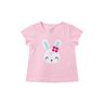 conjunto infantil feminino meia malhasuplex sublimado rabbit menina doce 2