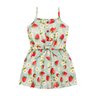 vestido infantil feminino suplex sublimado morangos menina doce
