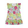 vestido infantil feminino suplex sublimado flowers menina doce 3
