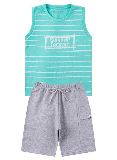 conjunto infantil masculino meia malhamoletinho summer forever mino s 6