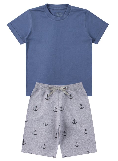conjunto infantil masculino meia malhamoletinho maritime good boy 11