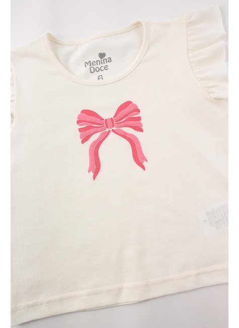 conjunto infantil feminino meia malhamoletinho laco menina doce 9