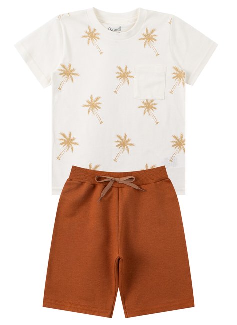 conjunto infantil masculino meia malhamoletinho summer good boy 6