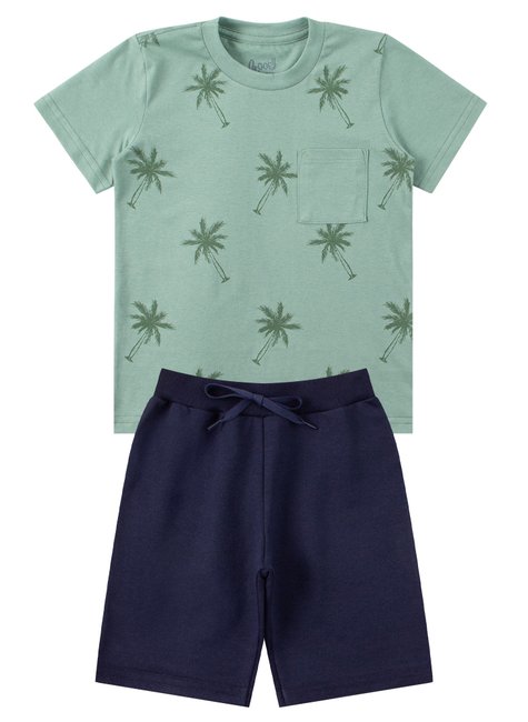 conjunto infantil masculino meia malhamoletinho summer good boy 11