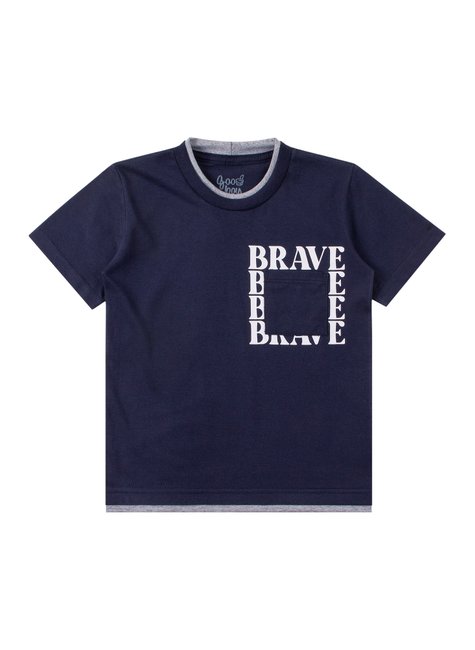 conjunto infantil masculino meia malhamoletinho brave good boy 12