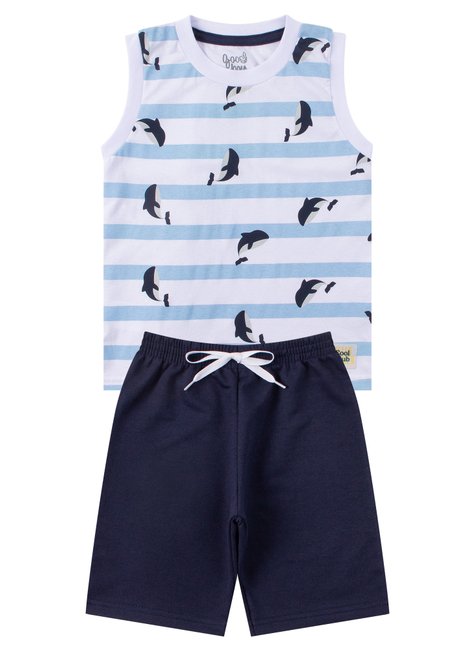 conjunto infantil masculino meia malhamoletinho hello summer good boy 11