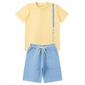 conjunto infantil masculino meia malhamoletinho relax mino s