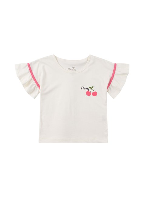 conjunto infantil feminino meia malhamoletinho cherry menina doce 12