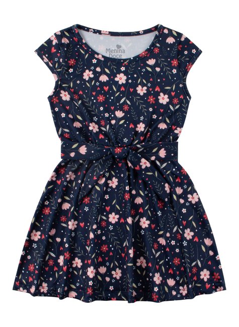 vestido infantil feminino suplex sublimado charme menina doce