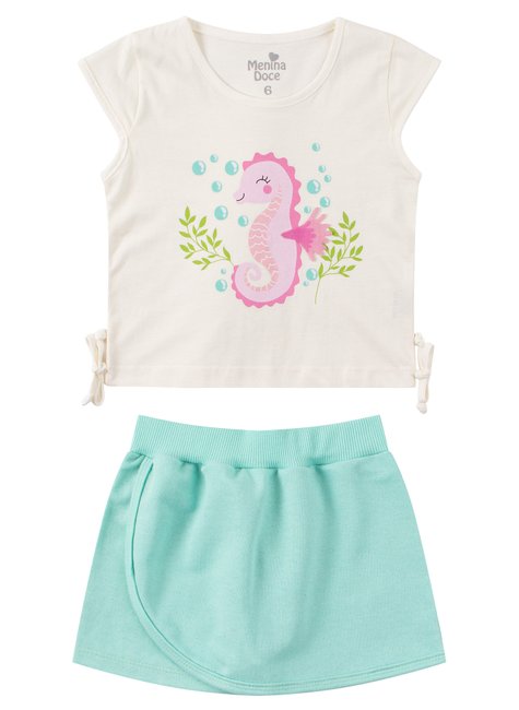conjunto infantil feminino meia malhamoletinho cute menina doce 6