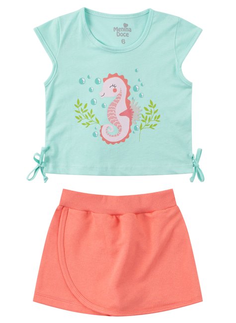 conjunto infantil feminino meia malhamoletinho cute menina doce 11