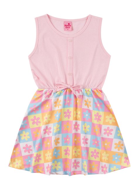 vestido infantil feminino meia malhasuplex sublimado beautiful menina doce