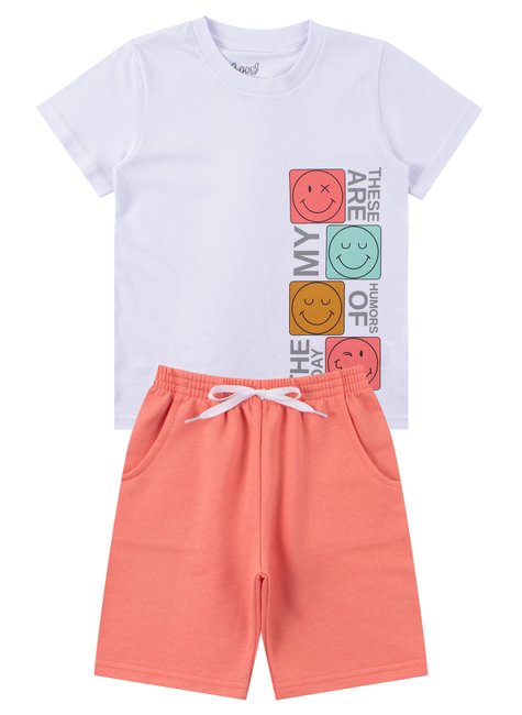 conjunto infantil masculino meia malhamoletinho humors good boy 4