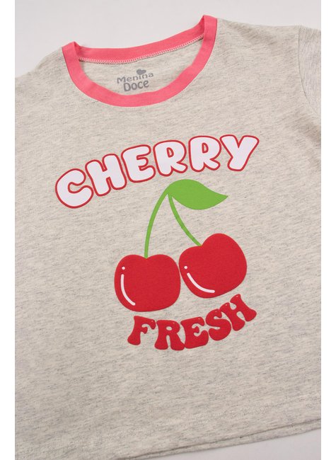 conjunto infantil feminino meia malhamoletinho cherry menina doce 4