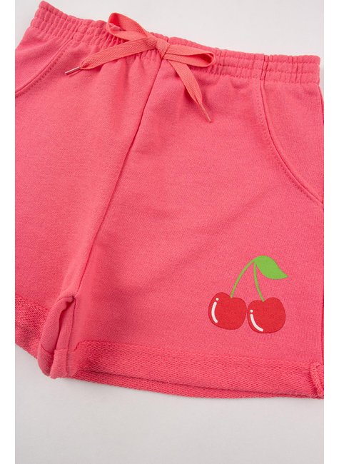 conjunto infantil feminino meia malhamoletinho cherry menina doce 5
