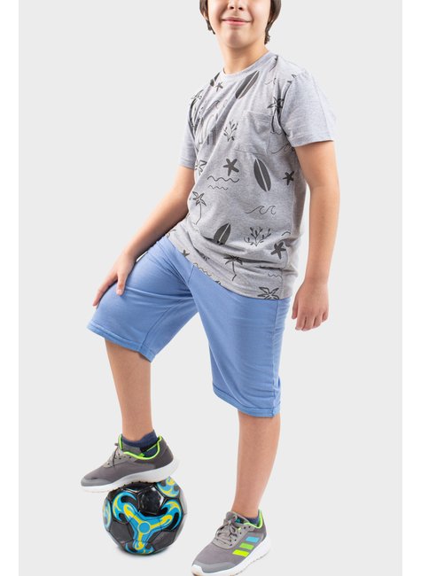 conjunto infantil masculino meia malhamoletinho beach good boy 2