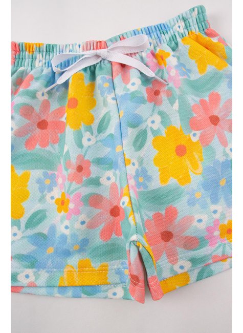 conjunto infantil feminino meia malhamoletinho sublimado flor menina doce 5