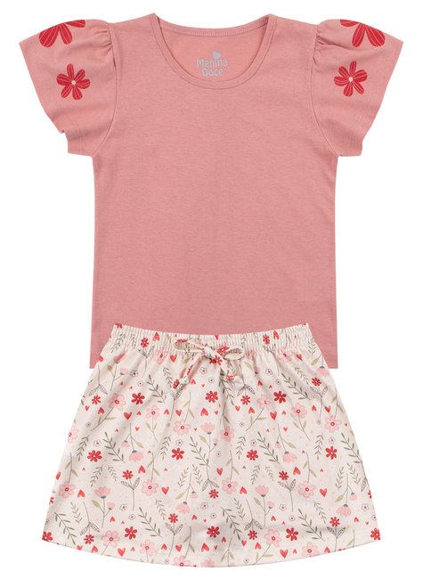 conjunto infantil feminino meia malhasuplex sublimado beautiful menina doce 11