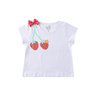 conjunto infantil feminino meia malhasuplex sublimado strawberries menina doce 2
