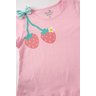 conjunto infantil feminino meia malhasuplex sublimado strawberries menina doce 10