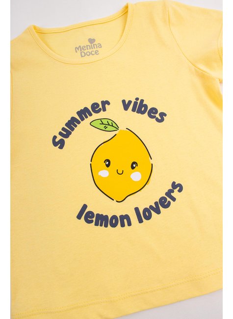 conjunto infantil feminino meia malhasuplex sublimado summer vibes menina doce 9