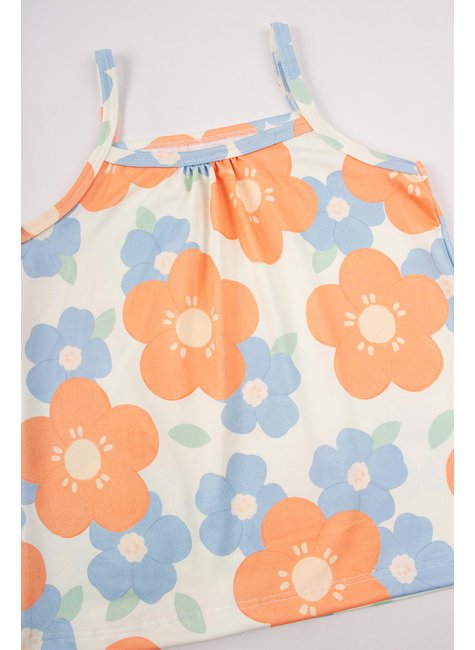 conjunto infantil feminino suplex sublimadomoletinho flores menina doce 4