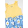 vestido infantil feminino meia malhasuplex sublimado flores menina doce 4