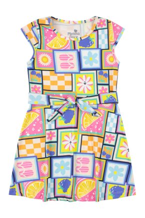 Vestido Infantil Feminino Suplex Sublimado Beautiful - Menina Doce