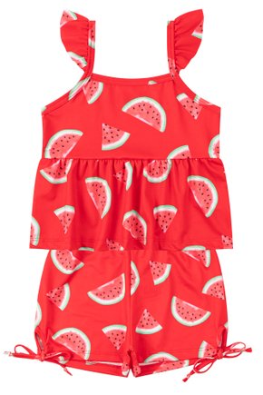Conjunto Infantil Feminino Suplex Sublimado Melancia - Menina Doce