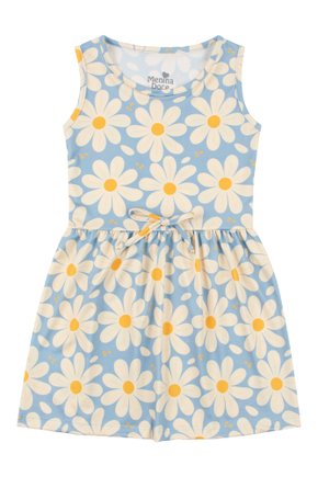 Vestido Infantil Feminino Suplex Sublimado Florido - Menina Doce