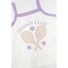 conjunto infantil feminino meia malhamoletinho tennis club menina doce 14