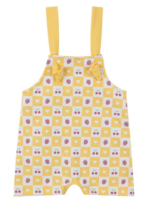 macacao jardineira moletinho body de bebe ribana canelada fruits leninha baby 3